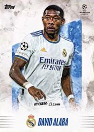 Sticker David Alaba - Alphonso Davies My Journey UEFA Champions League 2021-2022 n. 11 - Topps