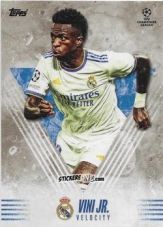 Figurina Vini Jr - Alphonso Davies My Journey UEFA Champions League 2021-2022 n. 24 - Topps