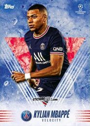 Sticker Kylian Mbappe - Alphonso Davies My Journey UEFA Champions League 2021-2022 n. 28 - Topps