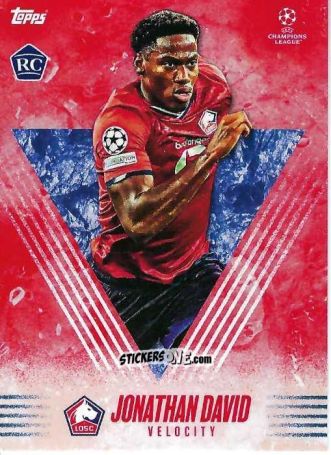 Cromo Jonathan David - Alphonso Davies My Journey UEFA Champions League 2021-2022 n. 38 - Topps