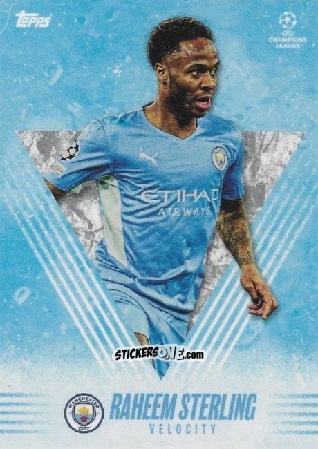 Cromo Raheem Sterling - Alphonso Davies My Journey UEFA Champions League 2021-2022 n. 40 - Topps