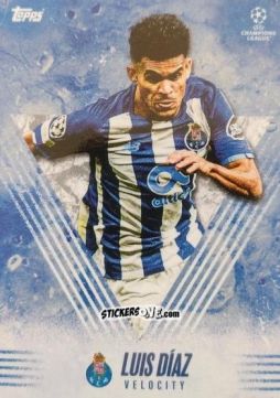 Cromo Luis Diaz - Alphonso Davies My Journey UEFA Champions League 2021-2022 n. 47 - Topps