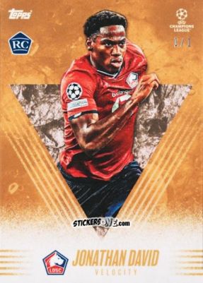 Sticker David Alaba - Alphonso Davies My Journey UEFA Champions League 2021-2022 n. 11o - Topps