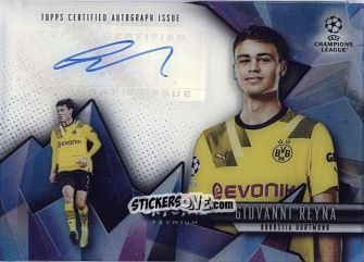 Cromo Giovanni Reyna - Crystal Premium UEFA Champions League 2022-2023
 n. CA-GR - Topps