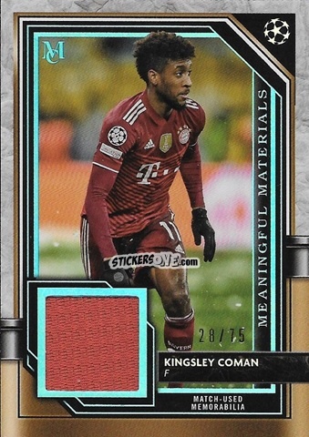 Sticker Kingsley Coman - UEFA Champions League Museum Collection 2021-2022
 n. MMR-KC - Topps