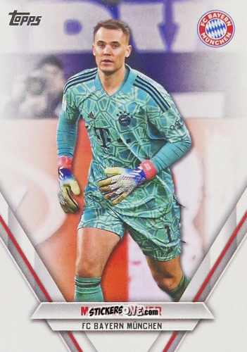 Cromo Manuel Neuer - FC Bayern München 2022-2023
 n. FCB-MN - Topps