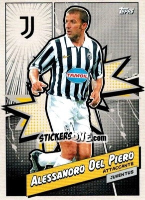 Cromo Alessandro Del Piero - Juventus 2023-2024 n. JUVH-4 - Topps