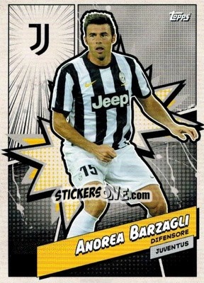 Cromo Andrea Barzagli - Juventus 2023-2024 n. JUVH-3 - Topps