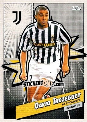 Sticker David Trezeguet - Juventus 2023-2024 n. JUVH-12 - Topps