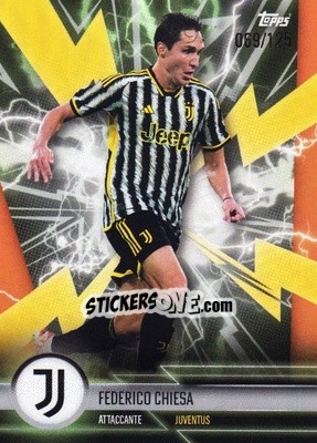Figurina Dušan Vlahović - Juventus 2023-2024 n. JUVS-4o - Topps