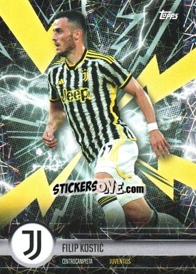 Cromo Filip Kostić - Juventus 2023-2024 n. JUVS-2e - Topps