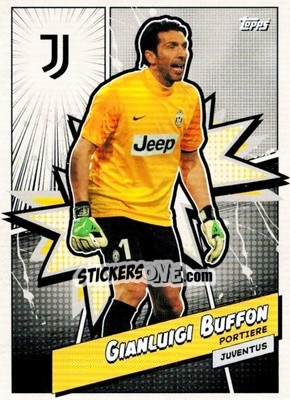 Figurina Gianluigi Buffon - Juventus 2023-2024 n. JUVH-6 - Topps
