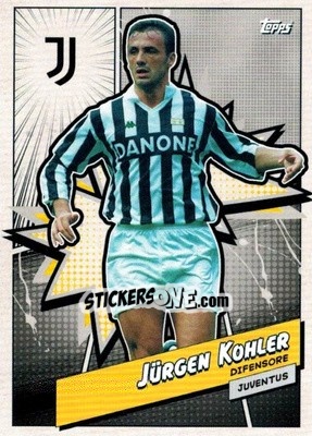 Sticker Jürgen Kohler - Juventus 2023-2024 n. JUVH-10 - Topps