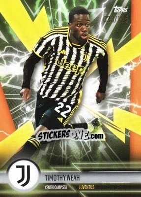 Cromo Samuel Iling-Junior - Juventus 2023-2024 n. JUVS-1o - Topps