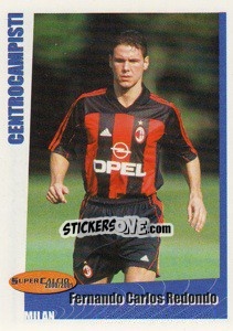 Cromo Fernando Carlos Redondo - SuperCalcio 2000-2001 n. 140 - Panini