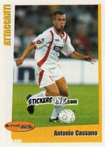 Cromo Antonio Cassano - SuperCalcio 2000-2001 n. 215 - Panini