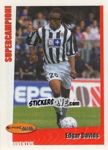 Figurina Edgar Davids - SuperCalcio 2000-2001 n. 258 - Panini