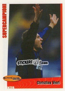 Cromo Christian Vieri - SuperCalcio 2000-2001 n. 267 - Panini