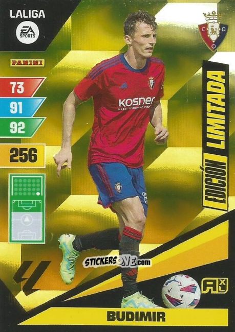 Figurina Budimir - LaLiga 2023-2024. Adrenalyn XL
 n. LE-BU - Panini