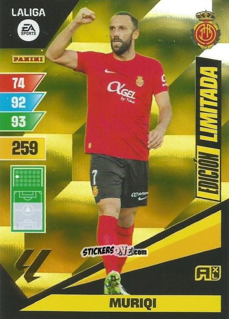 Figurina Muriqi - LaLiga 2023-2024. Adrenalyn XL
 n. LE-MU - Panini