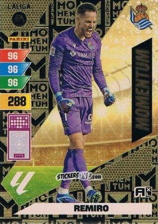 Sticker Remiro - LaLiga 2023-2024. Adrenalyn XL
 n. M5 - Panini