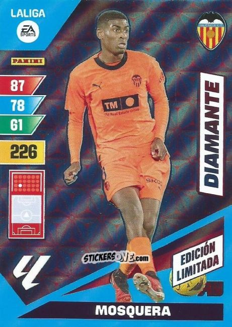 Cromo Mosquera - LaLiga 2023-2024. Adrenalyn XL
 n. LED-MSQ - Panini