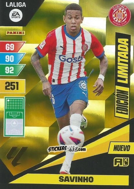 Cromo Savinho - LaLiga 2023-2024. Adrenalyn XL
 n. LEN-SA - Panini