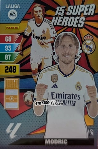 Cromo Luka Modric - LaLiga 2023-2024. Adrenalyn XL
 n. SH-9 - Panini
