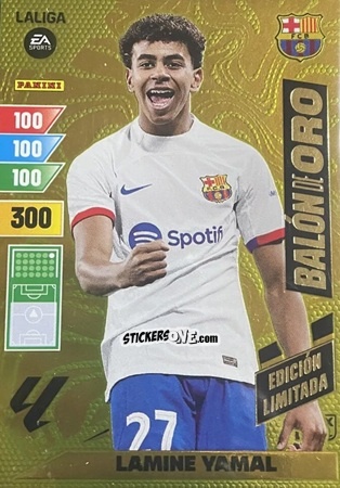 Sticker Lamine Yamal - LaLiga 2023-2024. Adrenalyn XL
 n. LEBO-LY - Panini