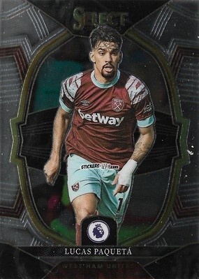 Cromo Lucas Paqueta - Select Premier League 2022-2023 n. 95 - Panini