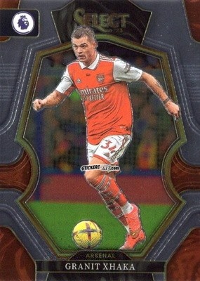 Figurina Granit Xhaka - Select Premier League 2022-2023 n. 142 - Panini