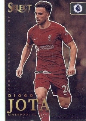 Cromo Diogo Jota - Select Premier League 2022-2023 n. AI14 - Panini