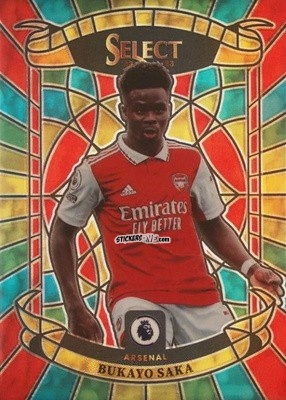Figurina Bukayo Saka - Select Premier League 2022-2023 n. SG26 - Panini