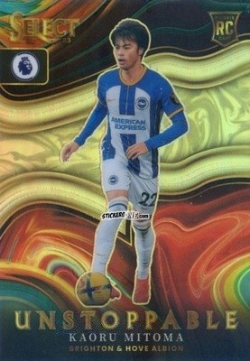 Cromo Kaoru Mitoma - Select Premier League 2022-2023 n. U4 - Panini
