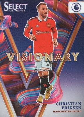 Figurina Christian Eriksen - Select Premier League 2022-2023 n. V21 - Panini