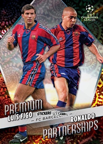 Cromo Luís Figo / Ronaldo - Carnaval Edition UEFA Club Competitions 2022-2023
 n. PP-8 - Topps