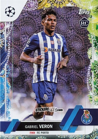 Cromo Gabriel Veron - Carnaval Edition UEFA Club Competitions 2022-2023
 n. 76 - Topps