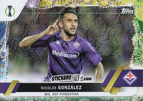 Figurina Nicolás González - Carnaval Edition UEFA Club Competitions 2022-2023
 n. 77 - Topps