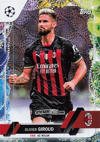 Figurina Olivier Giroud - Carnaval Edition UEFA Club Competitions 2022-2023
 n. 79 - Topps