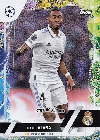 Sticker David Alaba - Carnaval Edition UEFA Club Competitions 2022-2023
 n. 82 - Topps
