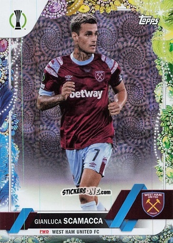 Sticker Gianluca Scamacca - Carnaval Edition UEFA Club Competitions 2022-2023
 n. 94 - Topps
