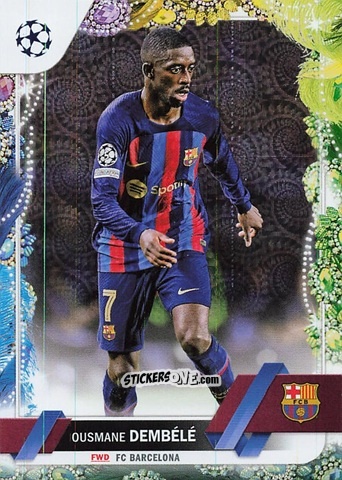 Figurina Ousmane Dembélé - Carnaval Edition UEFA Club Competitions 2022-2023
 n. 98 - Topps