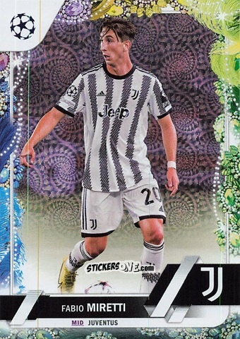 Figurina Fabio Miretti - Carnaval Edition UEFA Club Competitions 2022-2023
 n. 116 - Topps