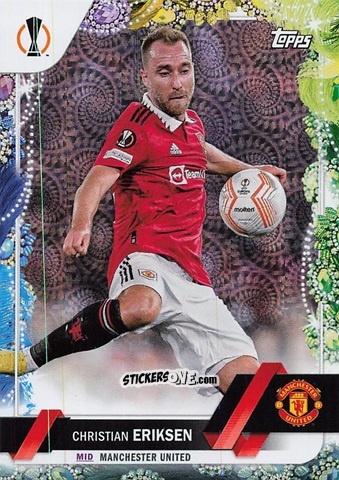 Figurina Christian Eriksen - Carnaval Edition UEFA Club Competitions 2022-2023
 n. 127 - Topps