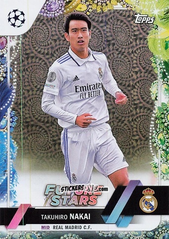 Cromo Takuhiro Nakai - Carnaval Edition UEFA Club Competitions 2022-2023
 n. 131 - Topps