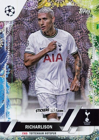 Figurina Richarlison - Carnaval Edition UEFA Club Competitions 2022-2023
 n. 138 - Topps