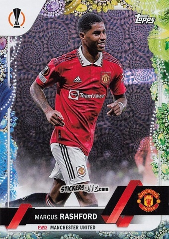 Sticker Marcus Rashford - Carnaval Edition UEFA Club Competitions 2022-2023
 n. 7 - Topps
