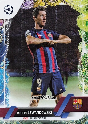 Sticker Robert Lewandowski - Carnaval Edition UEFA Club Competitions 2022-2023
 n. 9 - Topps