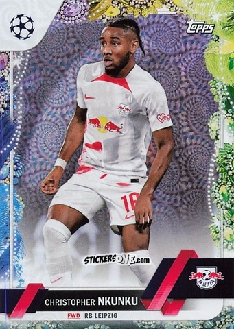 Figurina Christopher Nkunku - Carnaval Edition UEFA Club Competitions 2022-2023
 n. 18 - Topps