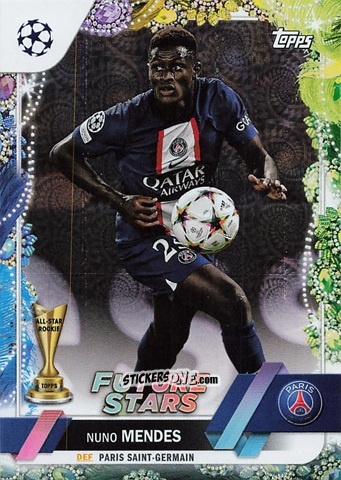 Sticker Nuno Mendes - Carnaval Edition UEFA Club Competitions 2022-2023
 n. 26 - Topps